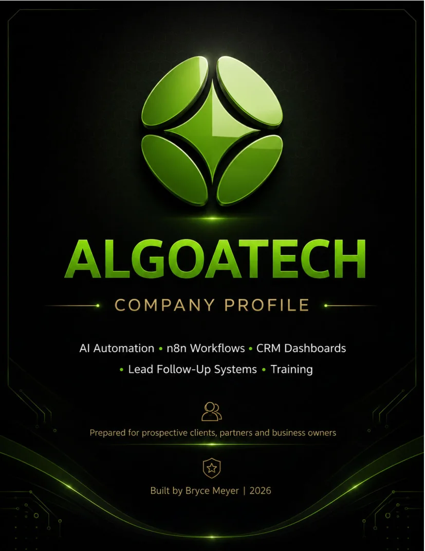 AlgoaTech Company Profile page 1